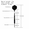 Professional 3 Pack Steel Darts Set 23g with Aluminium Shafts