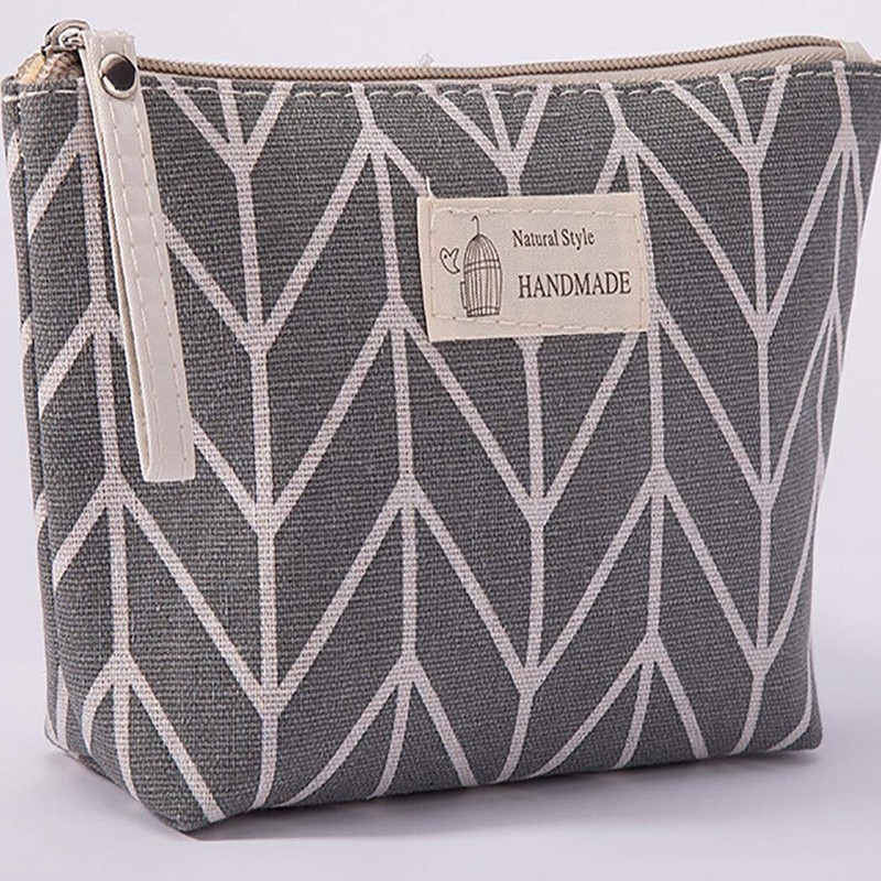 Shuiniba Portable Large Capacity Print Cosmetic Bag Travel Makeup Bag