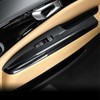 4Pcs Car Interior Window Switch Panel Cover Side Door Glass