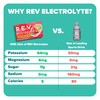 Rev Electrolyte Gum, Watermelon Lime, Sugar-Free with Essential Electrolytes,12 Count