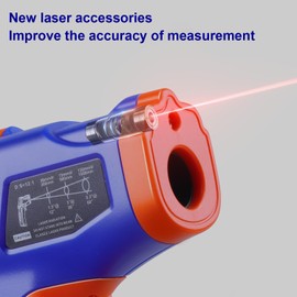Infrared Thermometer Gun -58℉~ 752℉, Non-Contact Laser Thermometer Gun with Backlight LCD Display, Heat Thermometer Gun For Cooking, BBQ, Pizza Oven, Griddle Hvac Tools (Not for Human)