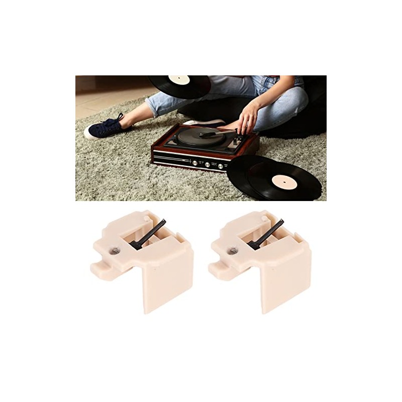 Zunate Agujas para Tocadiscos, Aguja de Repuesto para Tocadiscos ATLP60,