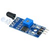 MTDELE 10Pcs IR Sensor Infrared Sensing Sweep Proximity Sensor Module