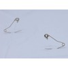 iNee Curved Safety Pins, Quilting Basting Pins, Nickel-Plated Steel, Size