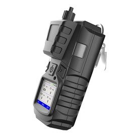 Gas Detector with Pump, 4 Gas Monitor Multi Gas Detector CO EX O2 H2S Monitor, 3000mAh Rechargeable 4 Gas Monitor with Calibration Kit, Portable LCD Display with Clip Sewer Gas Detector 4 Gas Meter