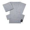 Cashmere Terry Bath Towel 75 x 140 cm Plain Chrome