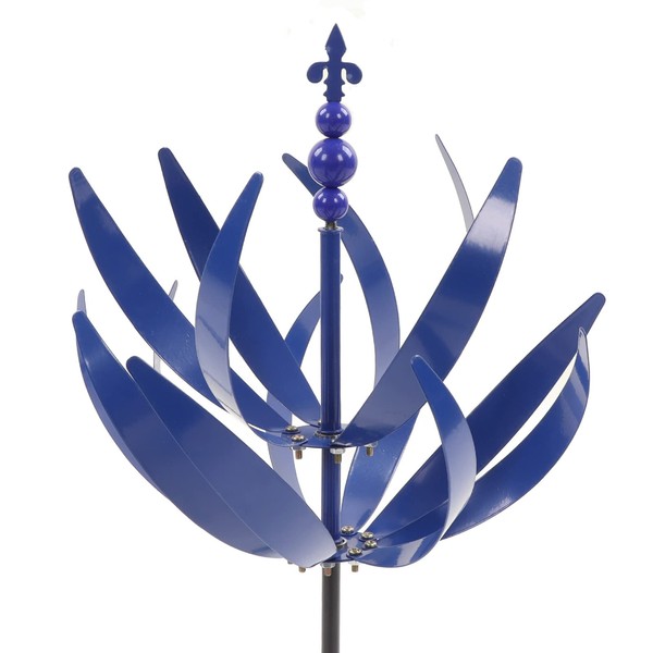 Iron Wind Spinner, 7.9 X 35.4in Yard Garden Outdoor Metal