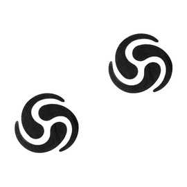 Set of 2 Swirl Logo Side Cover for Simson S50, S51, S70