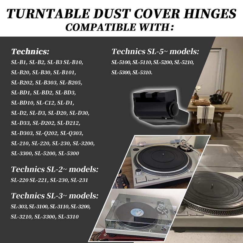 XYgdhqpt SFATB33N01A For Technics Turntable Part - Dust Cover Hinge