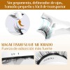 Kit De Pestañas Magnéticas Reutilizables Con Aplicador 2pars