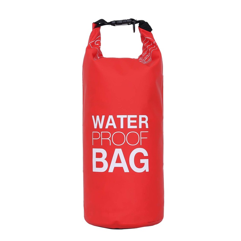 DonDon Waterproof Outdoor Dry Bag for Your Valuables, red