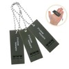 Mipcase 3pcs High Decibel Emergency Whistle Survival Whistles for Outdoor