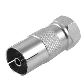 uxcell F Type Male Jack to TV Female CATV Antenna Connector RF Coax Adapter 2 Pcs