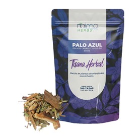 NAIMA Palo Azul, Cola de Caballo y Pelos de Elote 200 g | Tisana Orgánica 100% Natural | Hoja Suelta | Infusión Herbal Artesanal | Bolsa Resellable | Sin Conservadores