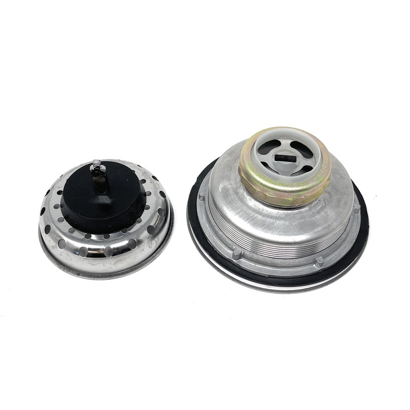 Stainless Steel Kitchen Sink Assembly Kit with Flange and Strainer