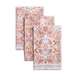 Maison d' Hermine Kitchen Towel 100% Cotton Quick Dry Cleaning Dishtowel for Gifts, Dining, Home, Wedding, Banquet, Buffet, Orient - Thanksgiving/Christmas (Set of 3)