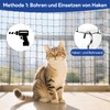 Cat Net for Balcony, Size 3 x 4 m, Includes