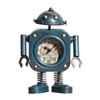 ProdBuy Home Friendly Metal Robot Mantel Table Desk Clock
