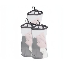 NOSTHEART Laundry Bag,Divided Dirty Clothes Hamper for Bedroom,Laundry and Toys, Dark Grey