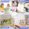 4PCS 18x24cm Easel with 15x20cm Canvas Set, Mini Easel with