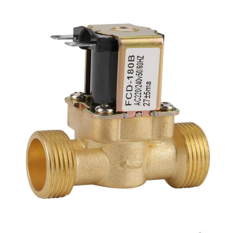 Nimoa Electric Valve, G3/4 Two-Way Water Inlet N/C Normal Closed