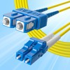 10Gtek OS2/OS1 Single Mode Duplex LC/SC Connector Fiber Optic Cable