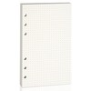 A6 6-Hole Beige Loose-leaf Paper - 1 Pack (80 Sheets,
