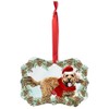 Brown Cockapoo Dog Christmas Ornament 2025 Benelux Aluminum Holiday Decoration