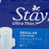 Stayfree 2) Stayfree Ultra Thin Regular with Wings 18 Pads