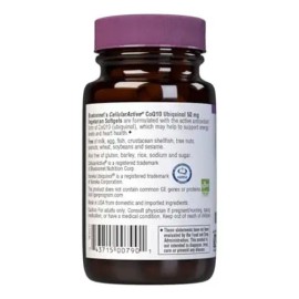 Bluebonnet Coq10 Ubiquinol 50mg 30 Cápsulas Vegetarianas