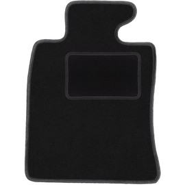 Wielganizator Car Mat - Suitable for Mini Cooper II R57 Convertible 2006-2013 - Velour - Car Accessories - Car Floor Mats - Floor Mat Car - 1 Piece - Black