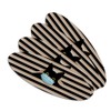 Quarantine Cat in Window Double-Sided Oval Nail File Emery Board