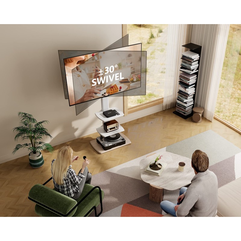FITUEYES Floor TV Stand for 32 39 40 43 49