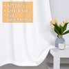 YoungsTex Pure White 100% Blackout Curtains for Bedroom 63 Inches
