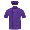 INFOHANDMADE Modeling Men Chef Jacket Half Sleeves in 10 Colours