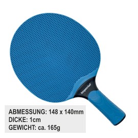 IMPERIAL Table Tennis Bat Power Strike (Blue) | TT Special - Schütt Table Tennis
