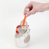 Bits and Pieces 4-Piece Ceramic Chicken Measuring Spoons Set with