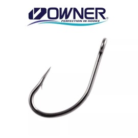 Owner Flyliner Live Bait Hook 5106 Black Chrome Big Game Saltwater Select Size - 5106-101 Size 1 (7ct)