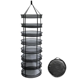 Zjyufy Herb Drying Rack Hanging 8 Layer Herb Detachable Mesh Net for Herbs Drying Rack Hanging Plant Drying Rack for Herbs Hydroponics Flowers Plants