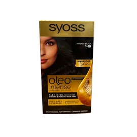 Syoss Oléo Suprême Permanent Hair Colour - Intense Black 1-10