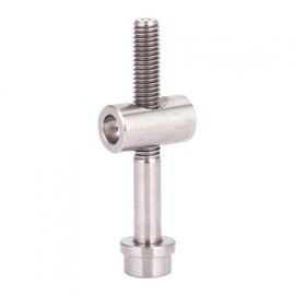 Bicycle Seatpost Screw M5x30/35/40mm Titanium Alloy Bike Seatpost Fixed Round Head Screw (M5x40-Titanium)