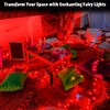 cshare String Lights Outdoor Waterproof 9.8ft 30 LED, Red Fairy