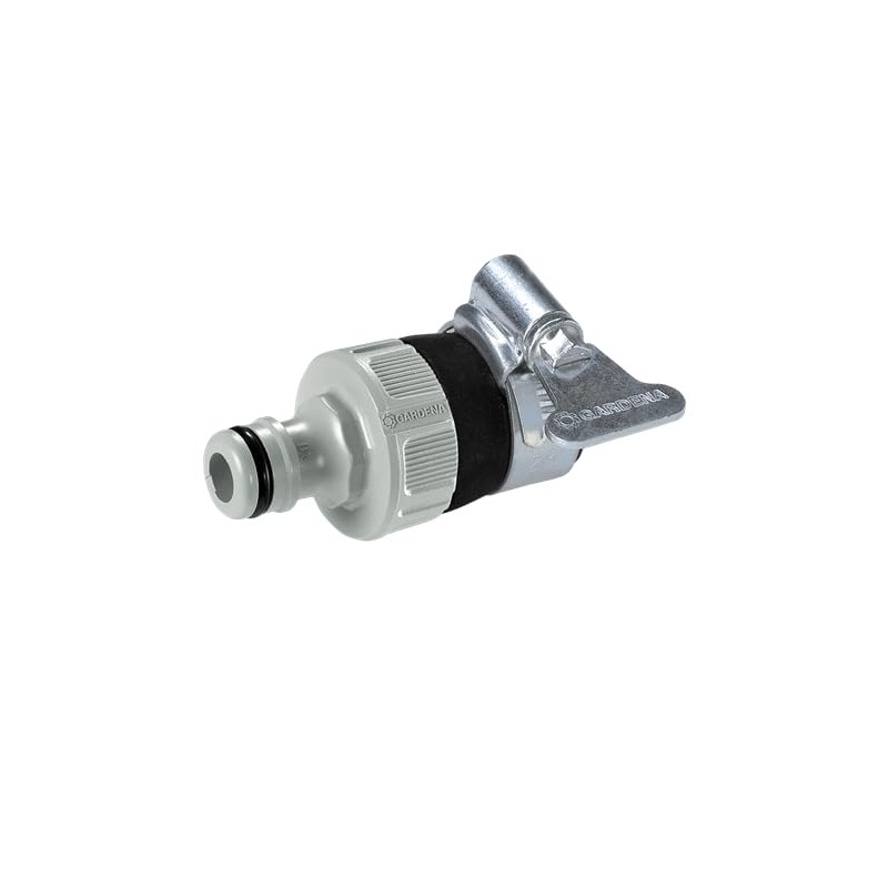 GARDENA 2907-20 Round Faucet Connector (For Faucets Without Threaded Outer