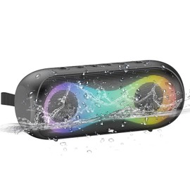 Bluetooth Speaker-IPX7 Waterproof Portable Speakers Bluetooth Wireless Deep Bass, TWS Pairing for Outdoor, Home, Party, Beach, Swimming, Travel
