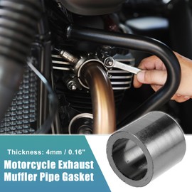 QUARKZMAN Motorcycle Exhaust Pipe Seal Motorcycle Muffler Seal Muffler Exhaust Seal for Motorcycle Exhaust Pipes 30 x 22 x 27 mm
