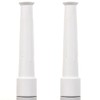 Large White Tap Swirl Nozzle for 1/2-Inch Tap Anti Splash