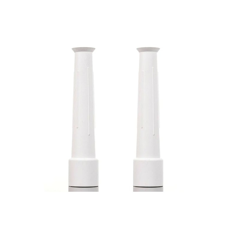Large White Tap Swirl Nozzle for 1/2-Inch Tap Anti Splash