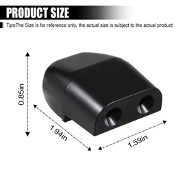 ZIMISI Deer Whistles for Car, Automotive Animal Warning Devices with Adhesive Tapes, Deer Repellent Devices Avoid Collision, Animal Alert Horn Accessories for Cars, SUVs, Trucks (4PCS/Black)