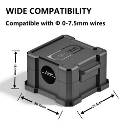 6PC Magnetic Cable Clips [Cable Smooth Adjustable] Cord Holder, Under Desk Cable Management, Kailfee Adhesive Wire Holder Keeper Organizer for Home Office Desk Phone Car Wall Desktop Nightstand