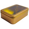 hadaaya Rectangular Tin With Clear Lid Gift box Multipurpose Kitchen
